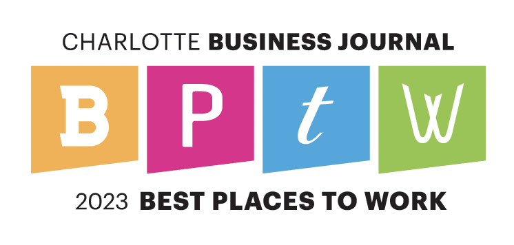logo graphic for Charlotte Business Journal's 'Best Places to Work' award